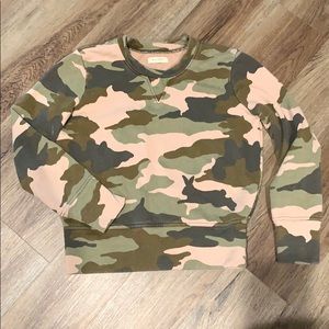 Madewell Camo Sweatshirt